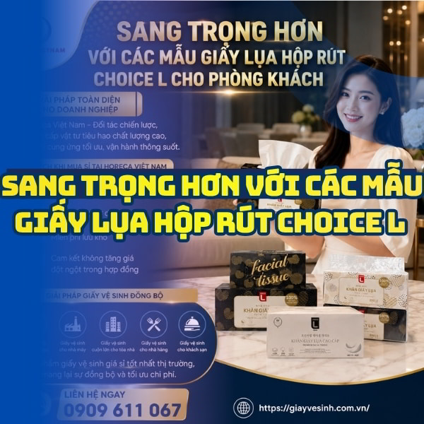 Horeca Việt Nam cung cấp giấy lụa hộp lotte giá tốt giao hàng tận nơi