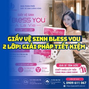 Horeca Việt Nam cung cấp giấy vệ sinh bless you 2 lớp giá tốt giao hàng tận nơi