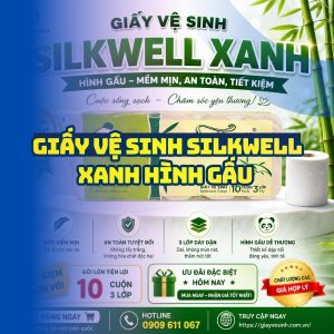 Horeca Việt Nam cung cấp giấy vệ sinh silkwell xanh giá tốt giao hàng tận nơi