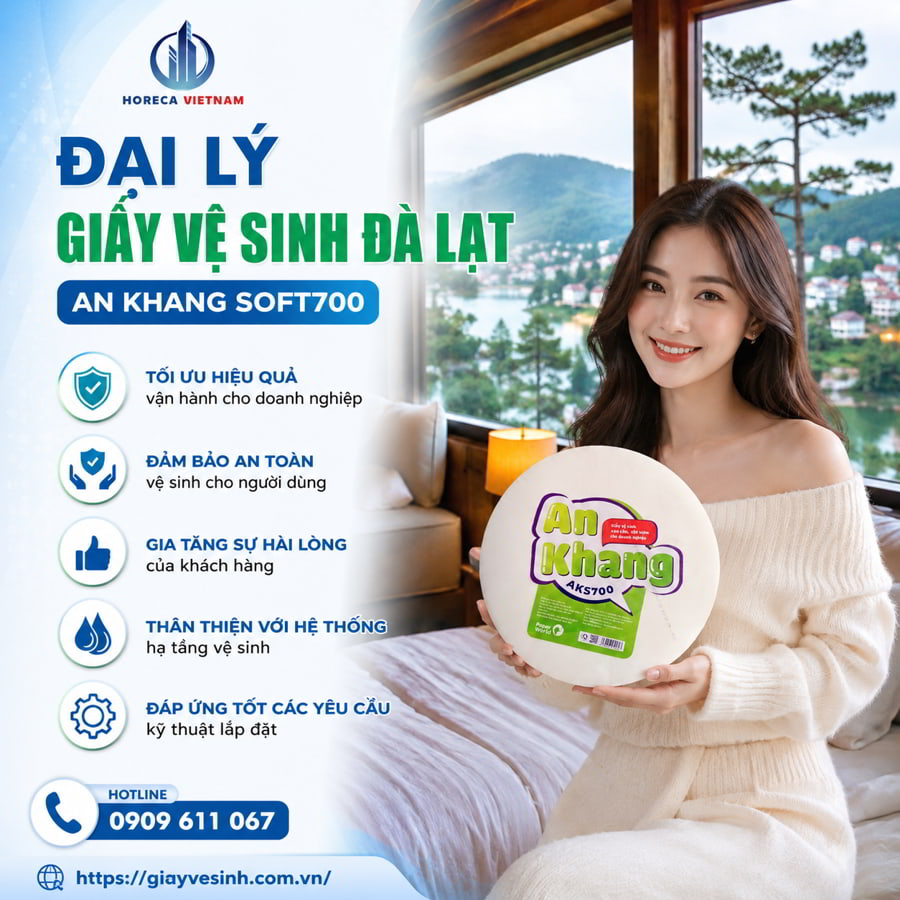 Horeca Việt Nam đại lý giấy vệ sinh đà lạt uy tín giá sỉ tốt nhất
