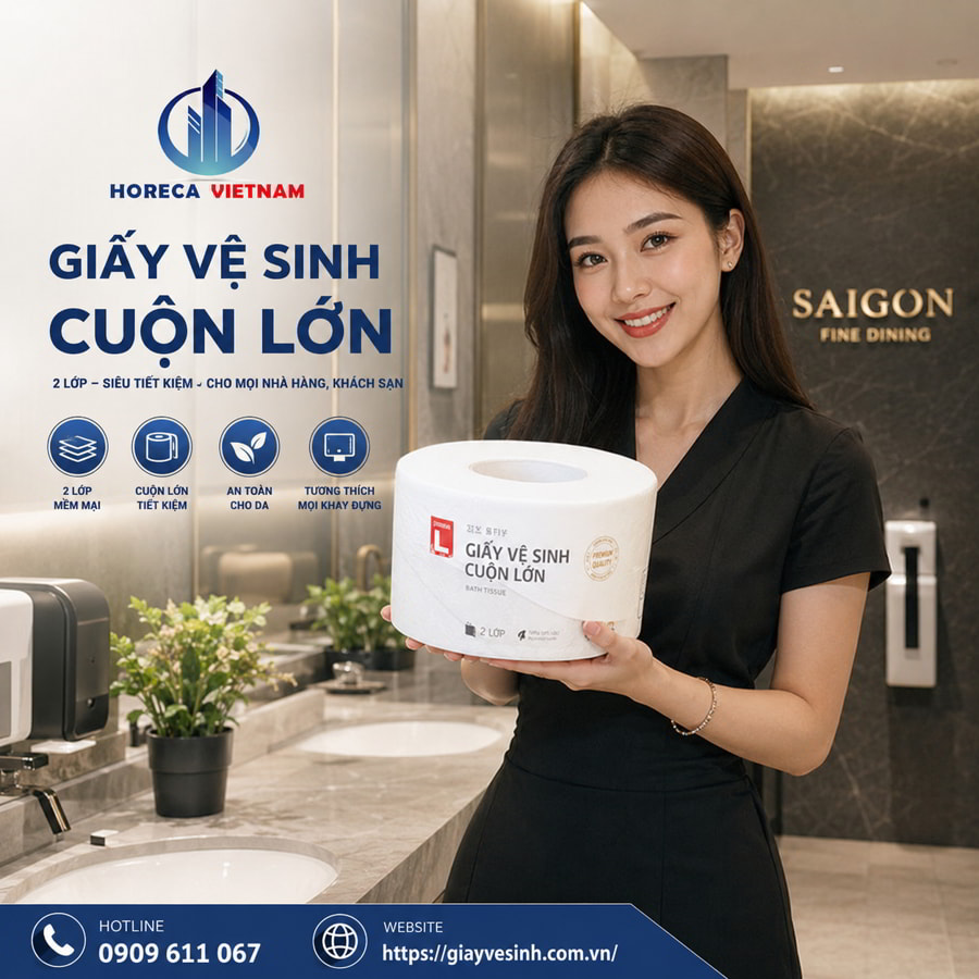 Horeca Việt Nam địa chỉ nhà phân phối giấy vệ sinh Lotte cao cấp giá tốt giao hàng nhanh