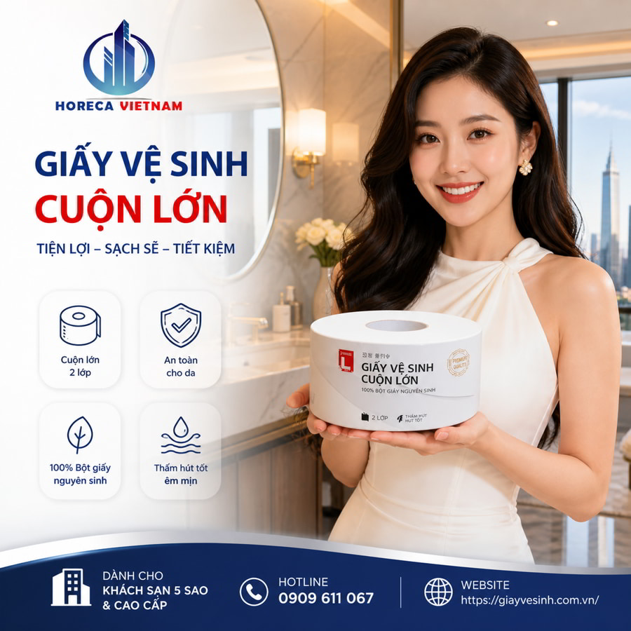 Horeca Việt Nam địa chỉ phân phối giấy vệ sinh Lotte cao cấp giá sỉ tốt nhất