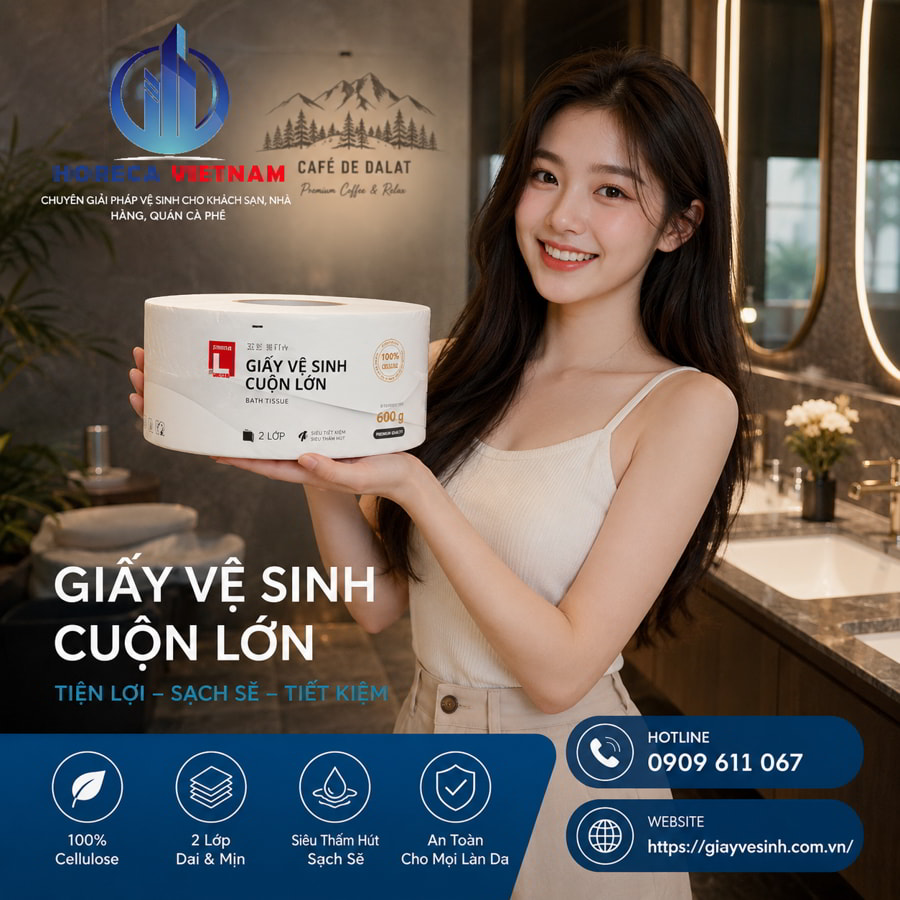 Horeca Việt Nam nhà phân phối giấy vệ sinh lotte chính hãng giá tốt nhất