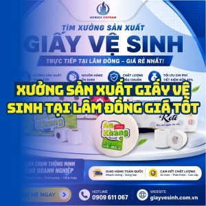 Horeca Việt Nam xưởng sản xuất giấy vệ sinh Lâm Đồng giá sỉ tốt nhất giao hàng tận nơi