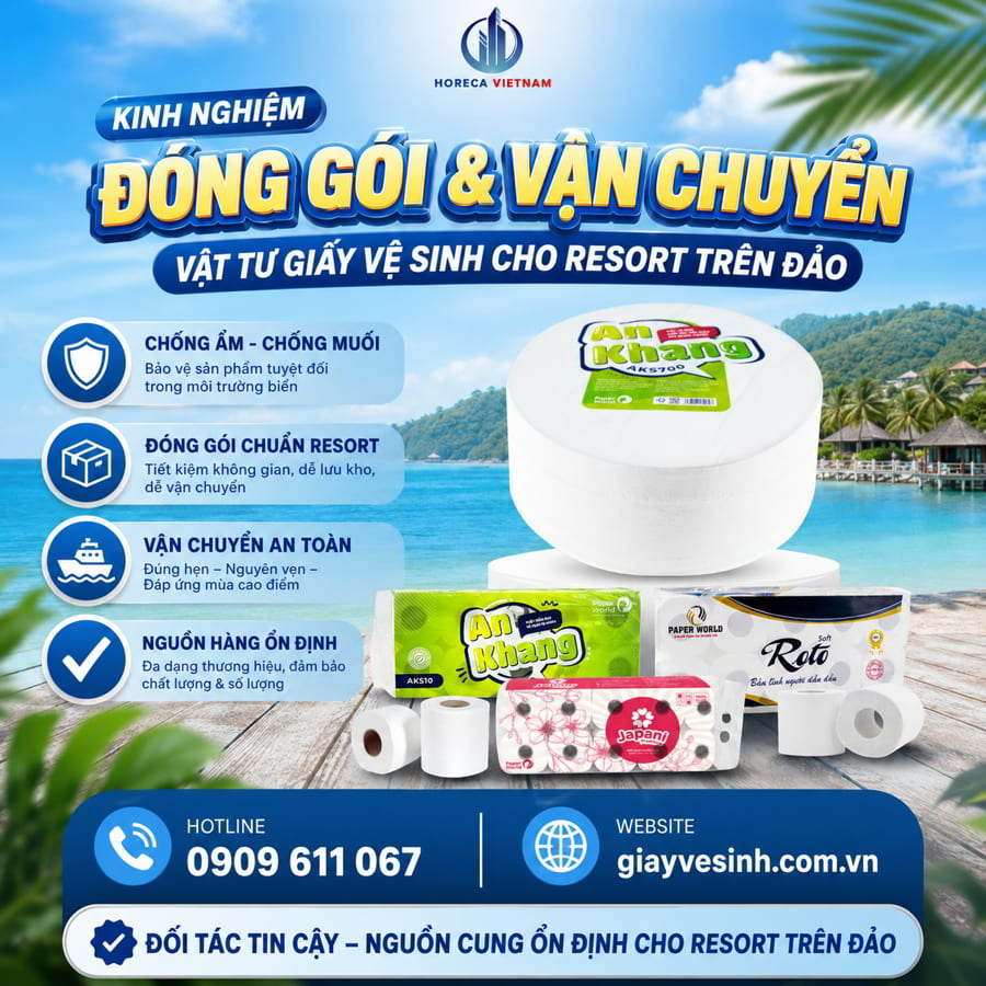 Kinh nghiệm đóng gói và vận chuyển giấy vệ sinh ra đảo Nha Trang