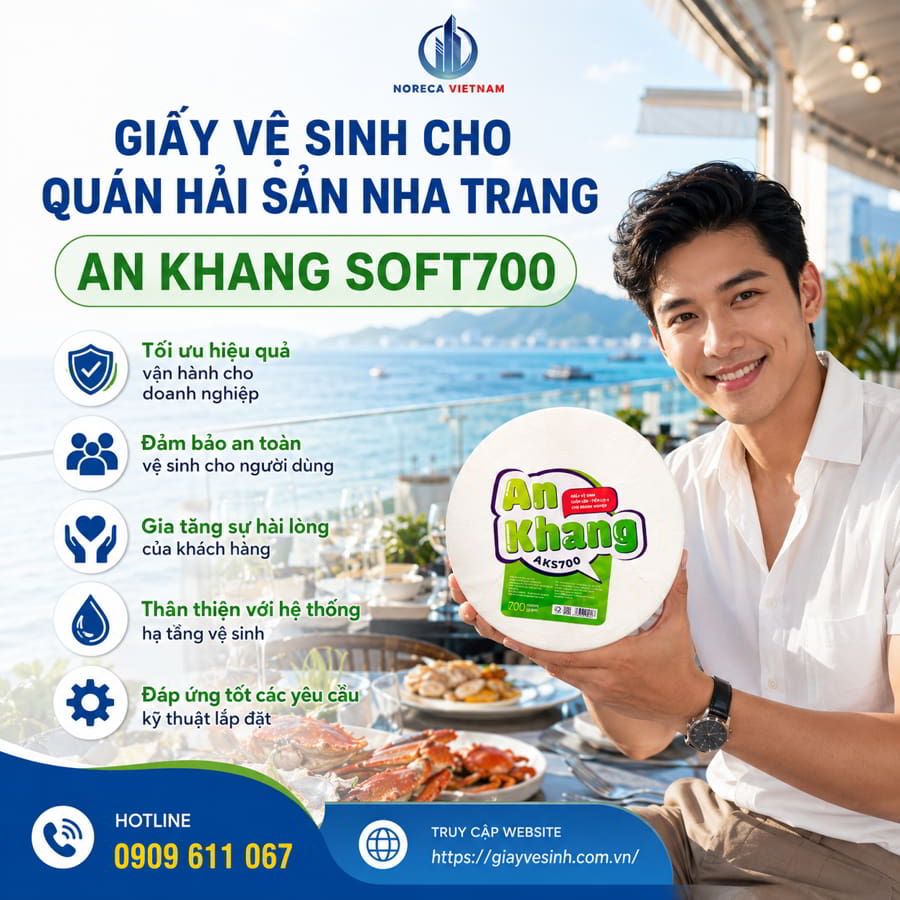 Mua giấy vệ sinh cho quán hải sản Nha Trang chính hãng cao cấp giá tốt nhất tại horeca Việt Nam