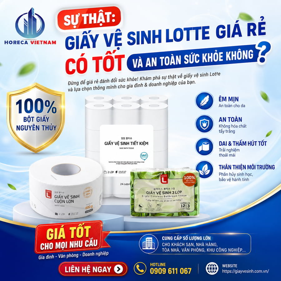 Sự thật giấy vệ sinh lotte có tốt không?