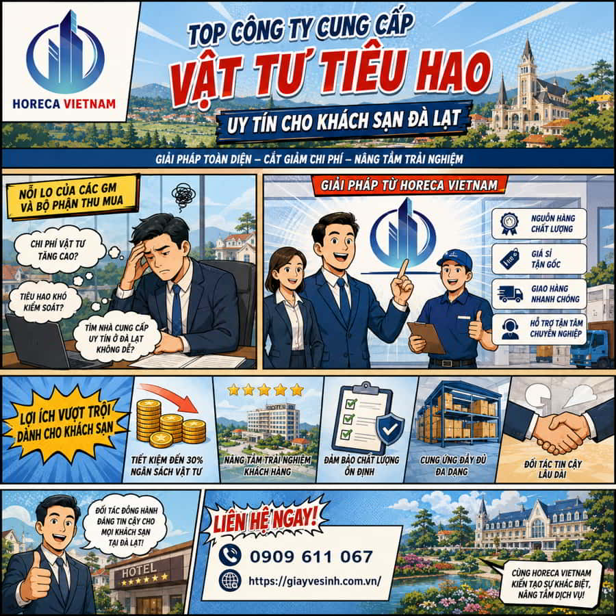 Công ty cung cấp vật tư tiêu hao Đà Lạt tại Horeca Việt Nam