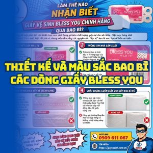 Ý nghĩa thiết kiế và màu sắc bao bì giấy vệ sinh bless you tại Horeca Việt Nam