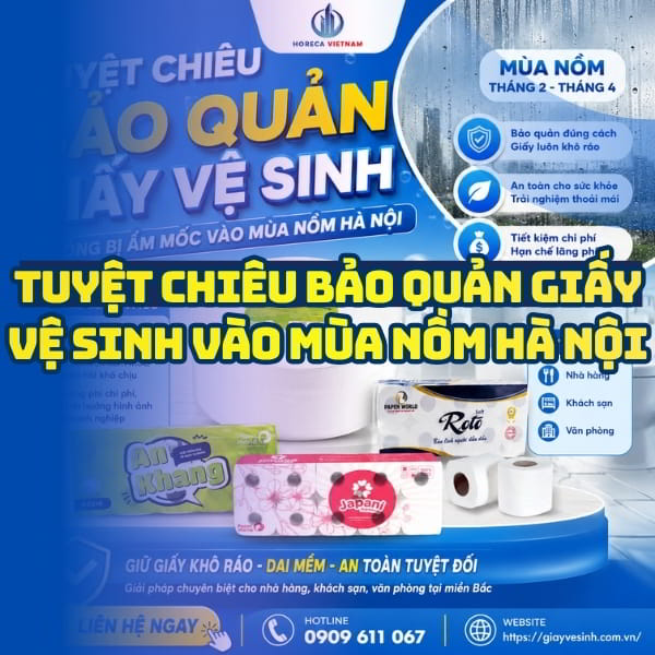 Cách bảo quản giấy mùa nồm Hà Nội uy tín tại Horeca Việt Nam
