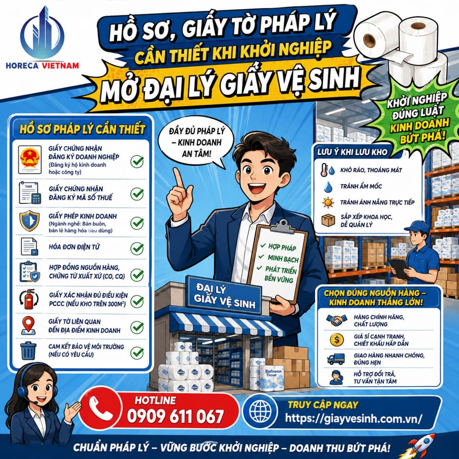Bí quyết chọn đúng nguồn cung giấy tờ pháp lý mở đại lý tại Horeca Việt Nam