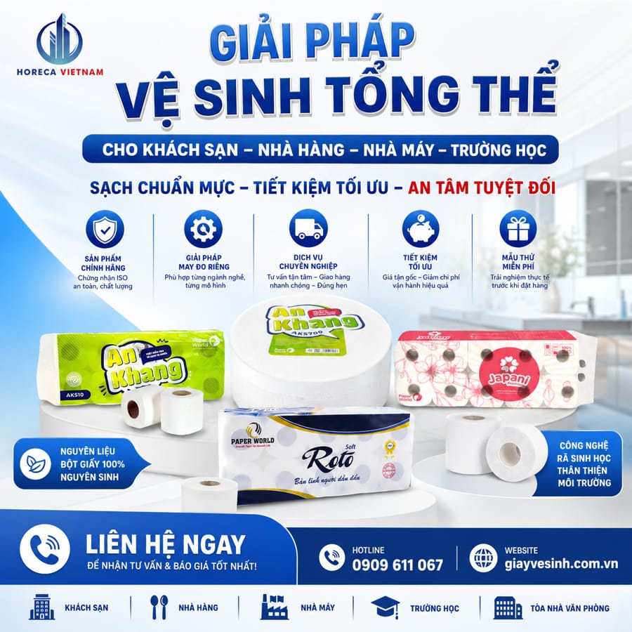 Horeca Việt Nam đại lý giấy vệ sinh uy tín giá sỉ tốt nhất tại Horeca Việt Nam