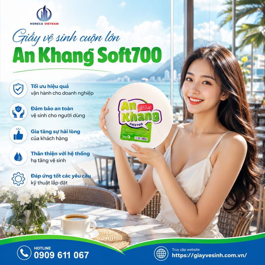 Horeca Việt Nam địa chỉ mua giấy vệ sinh cuộn lớn Vũng Tàu chính hãng cao cấp giá tốt