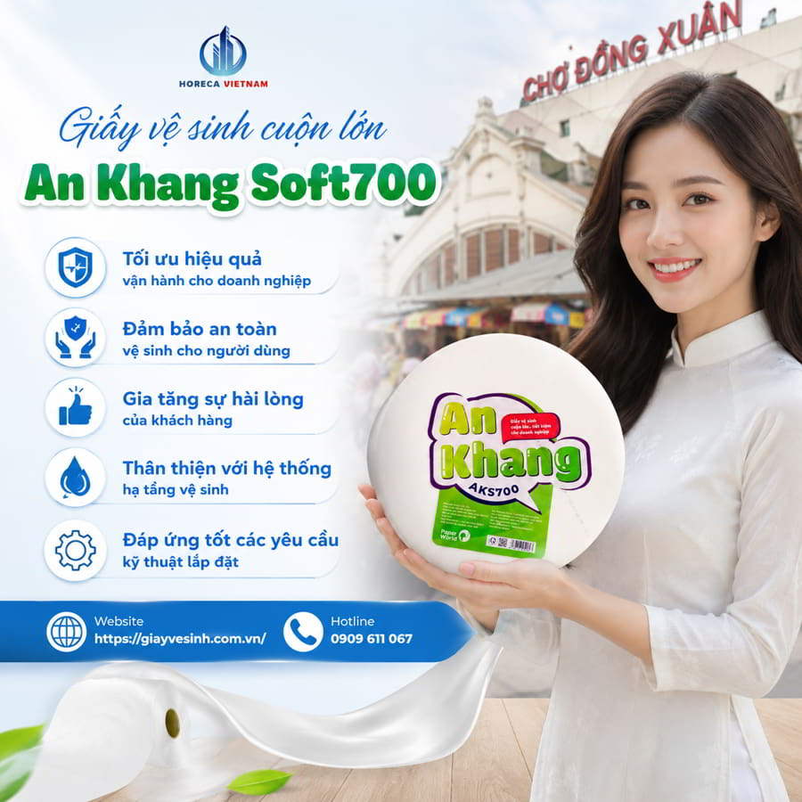 Horeca Việt Nam tổng kho cung cấp giấy vệ sinh chợ Đông Xuân Hà Nội uy tín giá tốt nhất