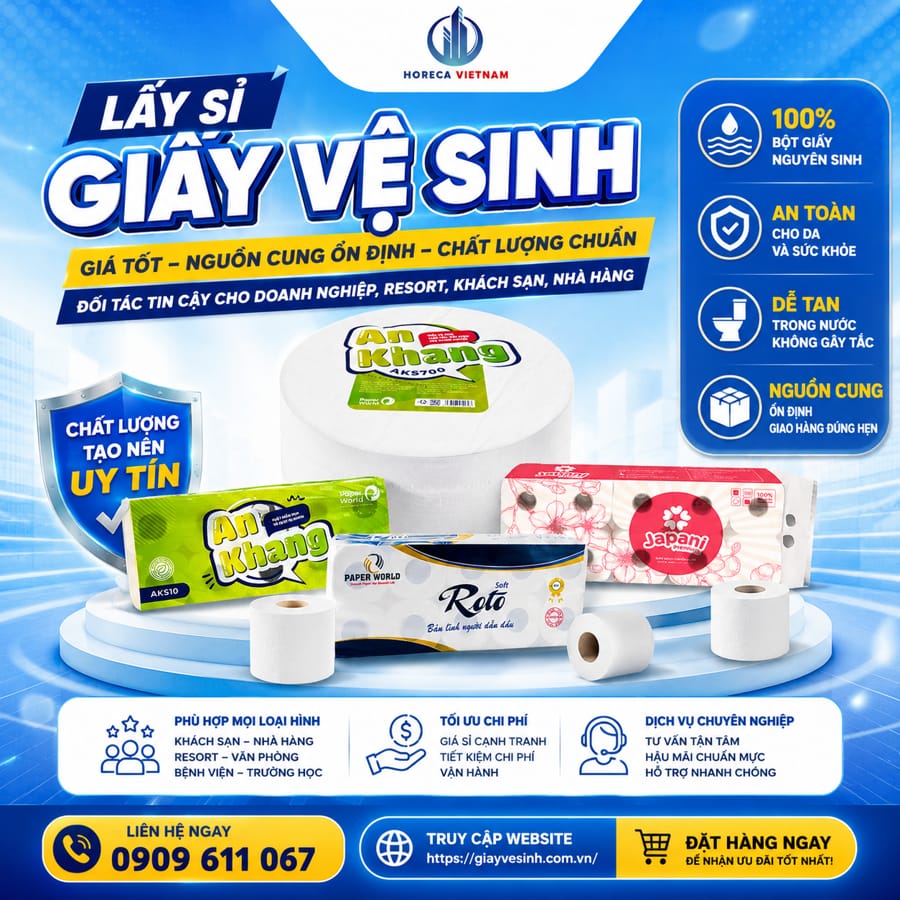 Lấy sỉ giấy vệ sinh ở đâu để được giá tốt và đảm bảo nguồn cung định kỳ?