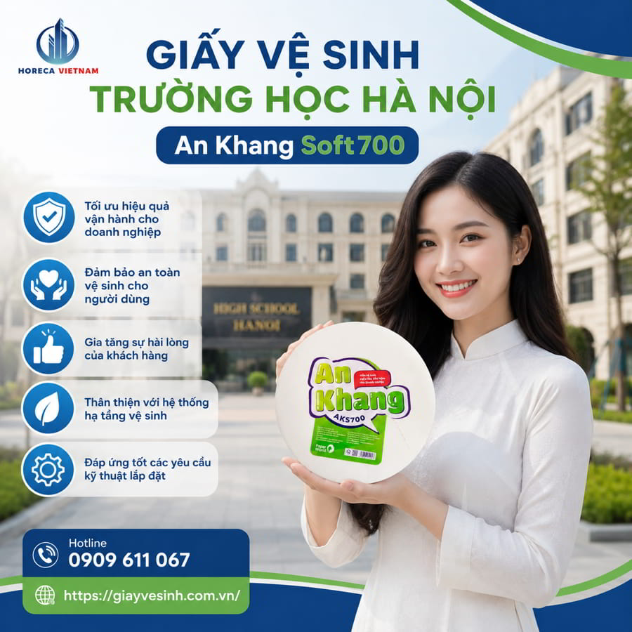Mua giấy vệ sinh trường học Hà Nội chính hãng cao cấp giá sỉ tốt nhất tại Horeca Việt Nam