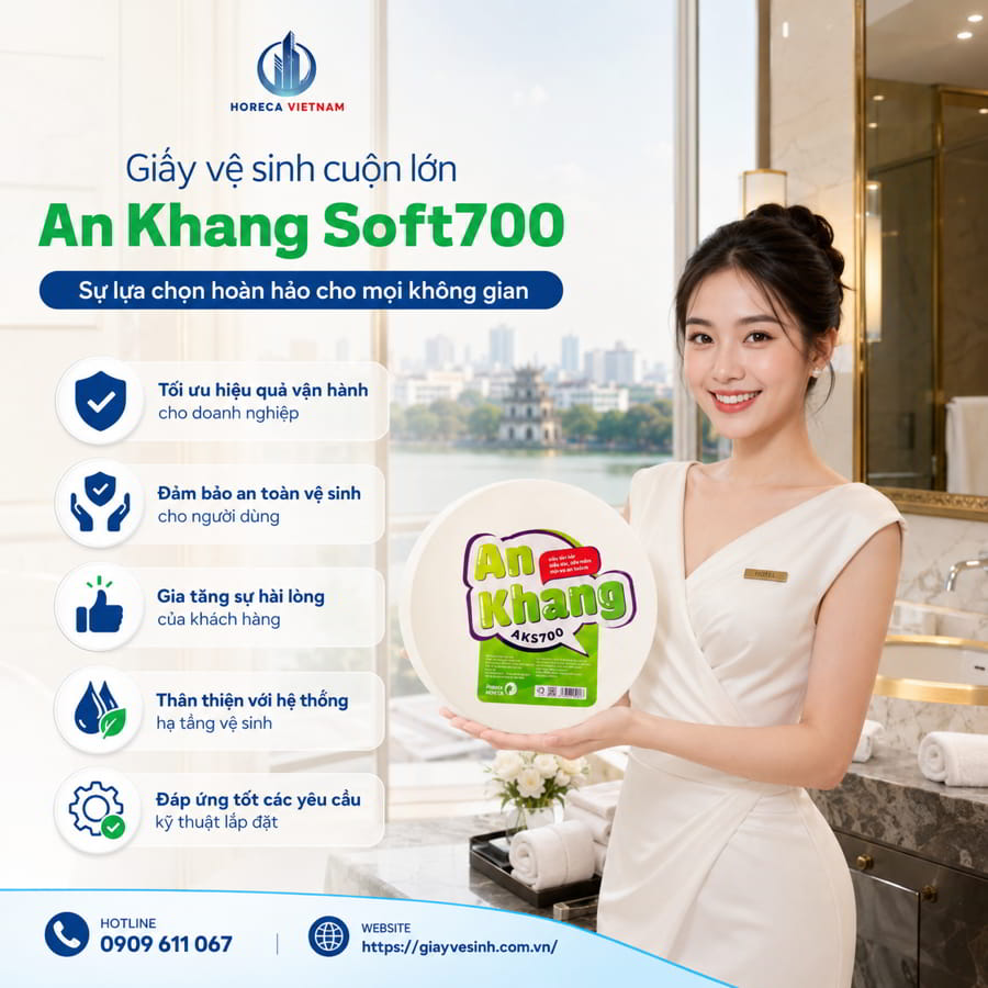 Mua giấy vệ sinh cuộn lớn Hà Nội chính hãng cao cấp giá sỉ tốt nhất tại Horeca Việt Nam
