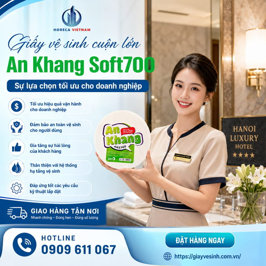 Mua giấy vệ sinh cuộn lớn Hà Nội uy tín giá tốt nhất tại Horeca Việt Nam