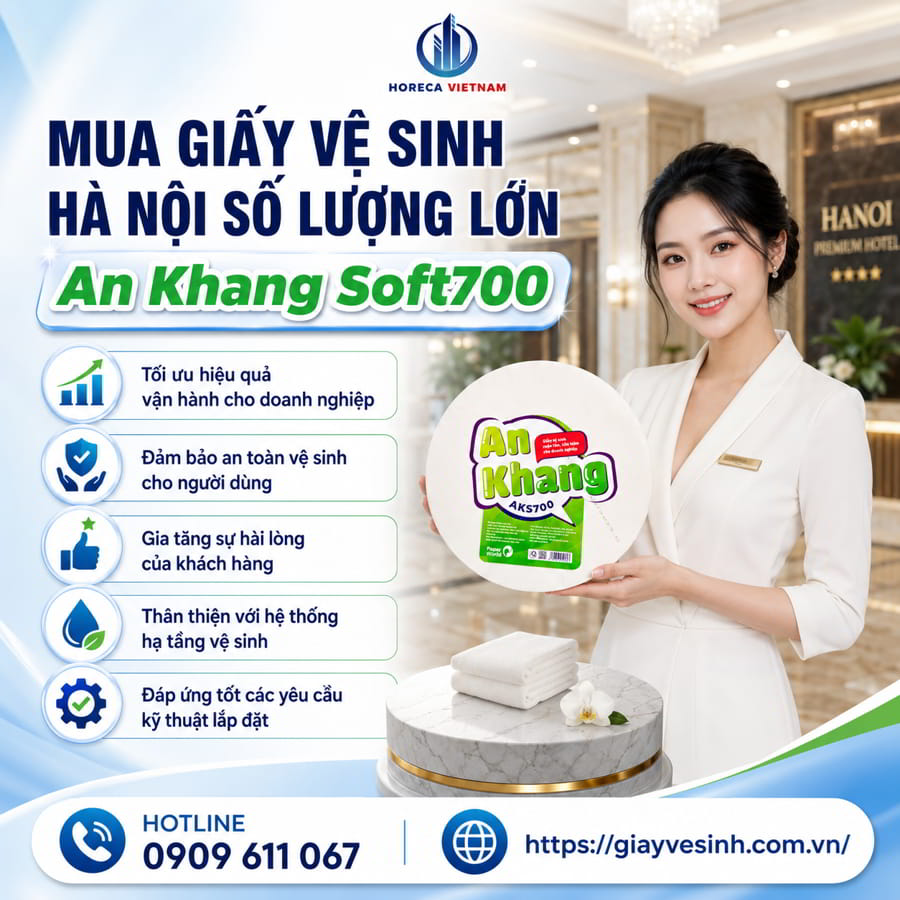 Mua giấy vệ sinh Hà nội uy tín giá sỉ tốt nhất tại Horeca Việt Nam
