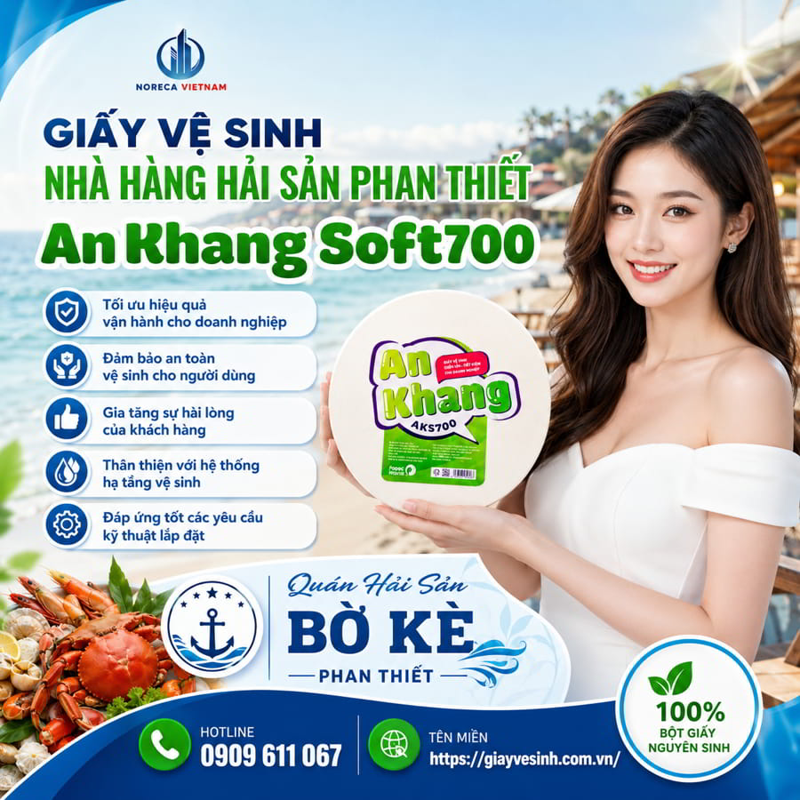 Mua giấy vệ sinh nhà hàng hải sản Phan Thiết chính hãng cao cấp giá tốt nhất tại Horeca Việt Nam