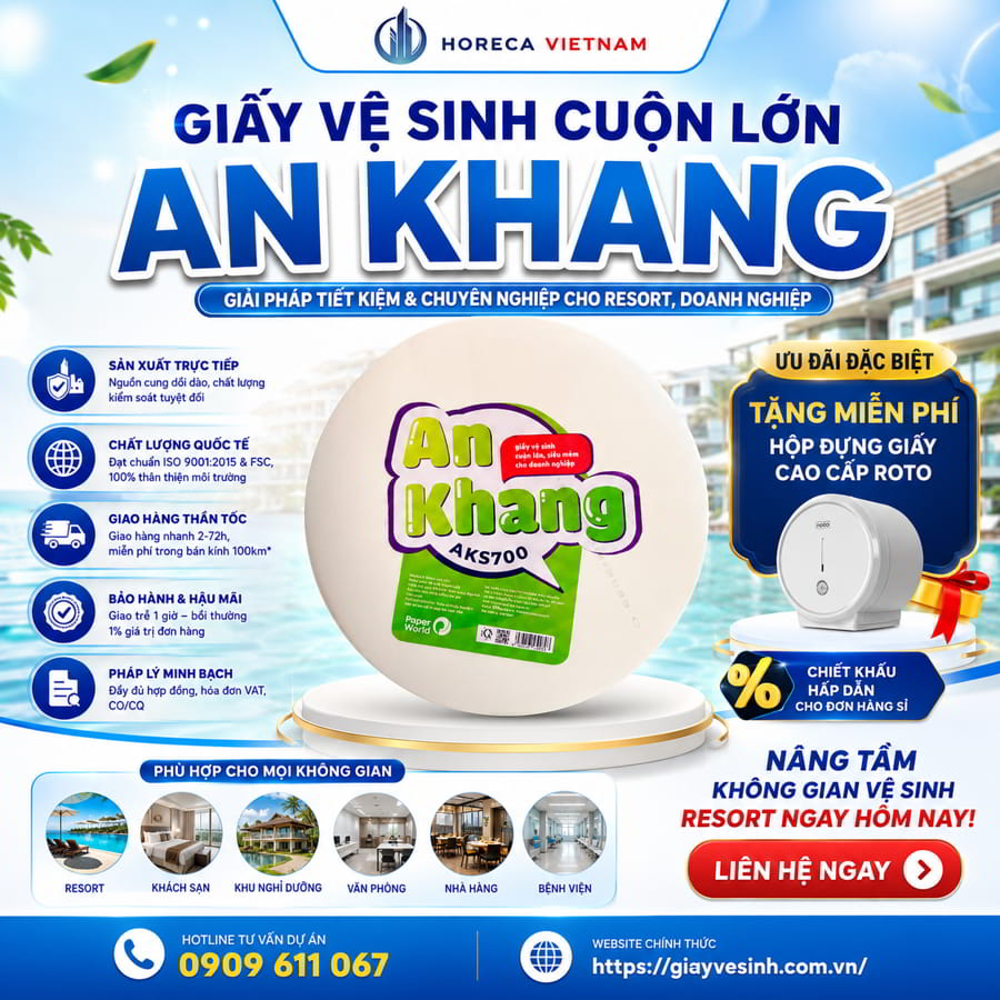 Mua giấy vệ sinh sinh thái resort Vũng Tàu chính hãng cao cấp giá tốt nhất tại Horeca Việt Nam