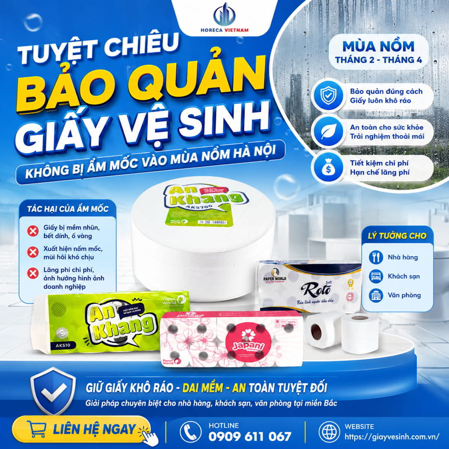Tuyệt chiêu bảo quản giấy mùa nồm Hà Nội uy tín tại Horeca Việt Nam