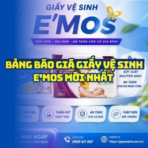 Bảng giá giấy vệ sinh e'mos cập nhật mới nhất uy tín tại Horeca Việt Nam