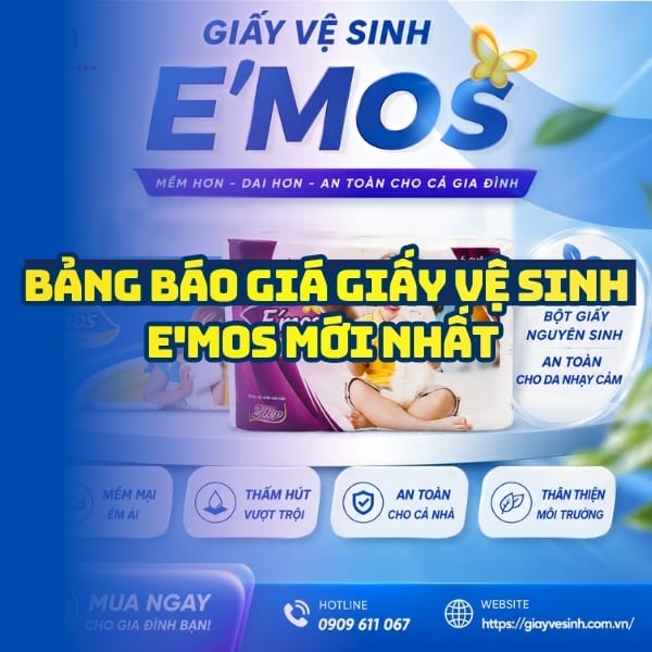 Bảng giá giấy vệ sinh e'mos cập nhật mới nhất uy tín tại Horeca Việt Nam