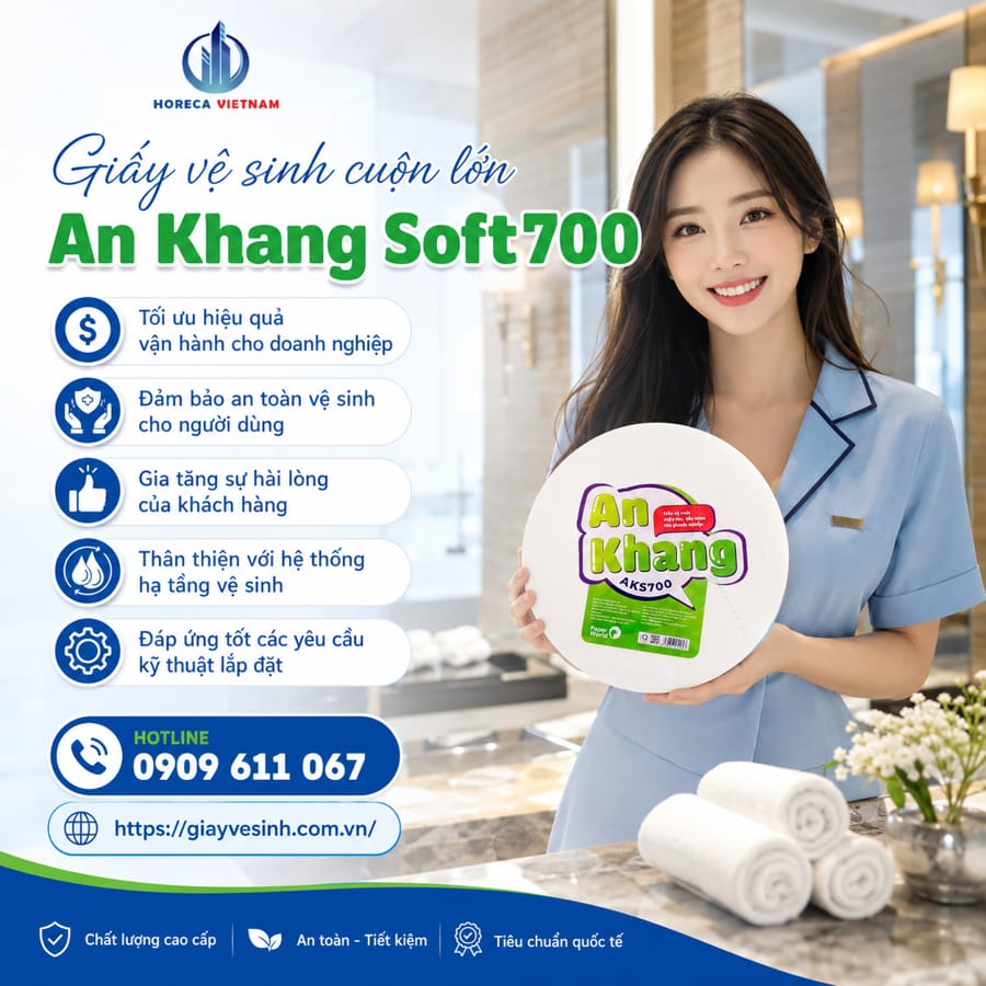 Bỏ sỉ giấy vệ sinh cuộn lớn tại Hải Phòng uy tín giá tốt nhất tại Horeca Việt Nam