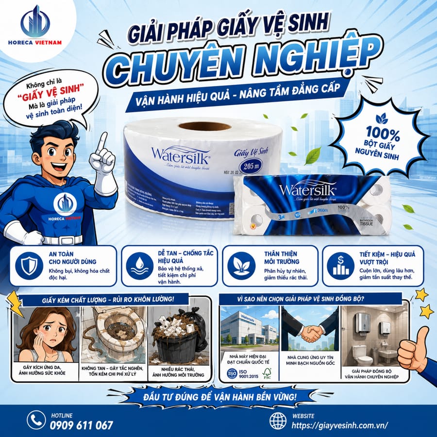 Khi nhắc đến các thương hiệu giấy vệ sinh Watersilk quen thuộc trong đời sống hàng ngày, người tiêu dùng và các nhà quản lý thu mua luôn đặt yếu tố nguồn gốc xuất xứ lên hàng đầu.