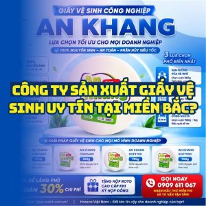 Công ty sản xuất giấy vệ sinh nào uy tín tại miền bắc?