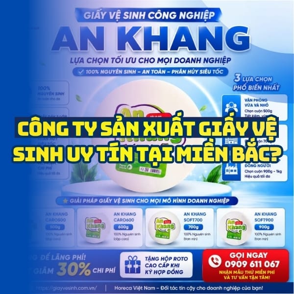 Công ty sản xuất giấy vệ sinh nào uy tín tại miền bắc?