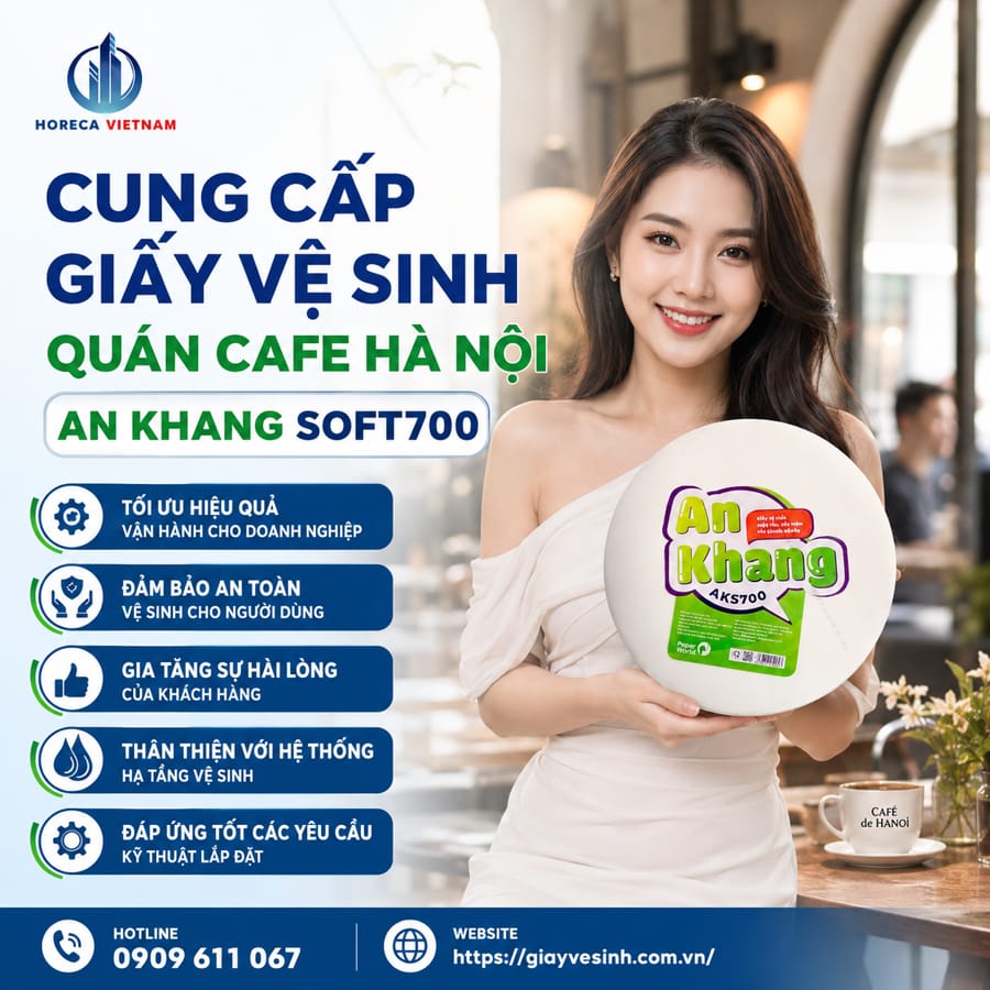Cung cấp giấy vệ sinh quán cafe Hà Nội uy tín giá sỉ tốt nhất tại Horeca Việt Nam