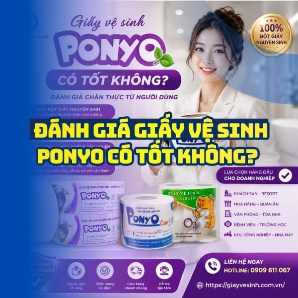 Đánh giá giấy vệ sinh ponyo có tốt không tại Horeca Việt Nam?