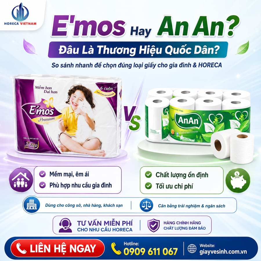 So sánh e'mos và an an uy tín tại Horeca Việt Nam