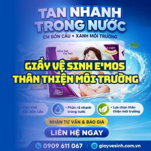 Horeca Việt Nam cung cấp giấy vệ sinh e'mos thân thiện môi trường giá sỉ tận xưởng giao nhanh