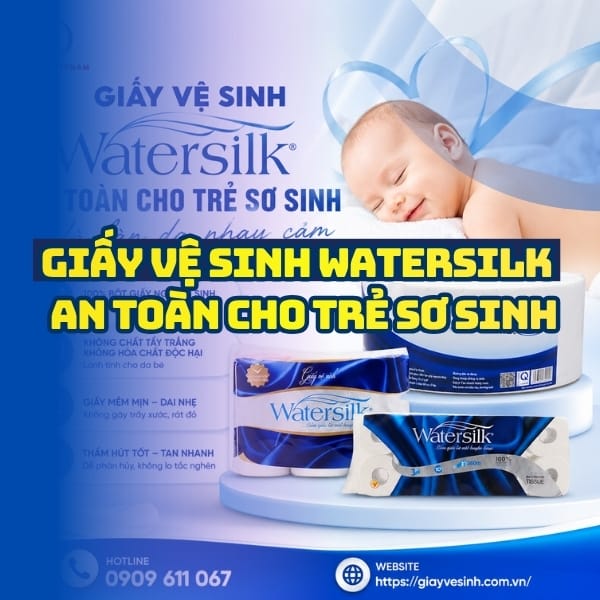 Horeca Việt Nam cung cấp giấy vệ sinh watersilk cho trẻ sơ sinh cao cấp giá tốt nhất