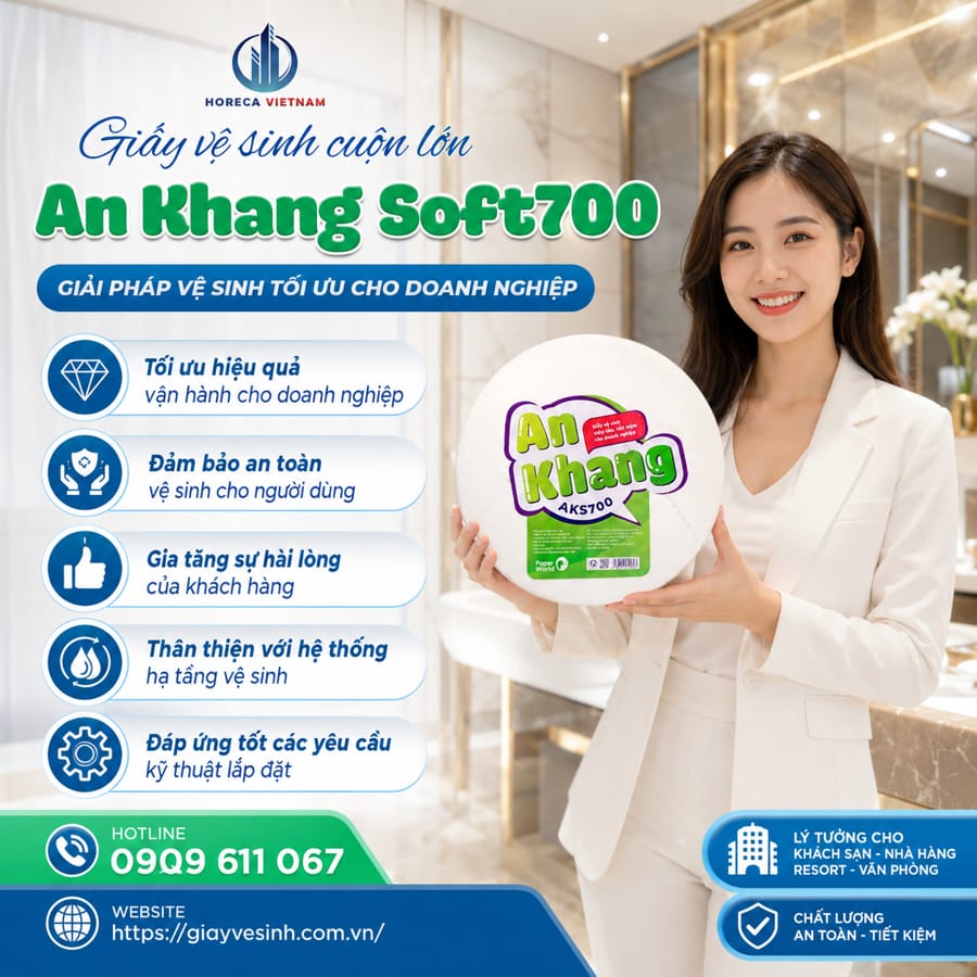 Horeca Việt Nam đại lý giấy vệ sinh An Khang Hà Nội uy tín giá tốt nhất