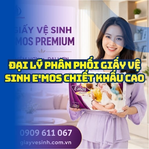 Horeca Việt Nam đại lý giấy vệ sinh e'mos giá sỉ tốt nhất chiết khấu cao