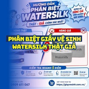 Hướng dẫn cách phân biệt giấy vệ sinh watersilk giả uy tín tại Horeca Việt Nam