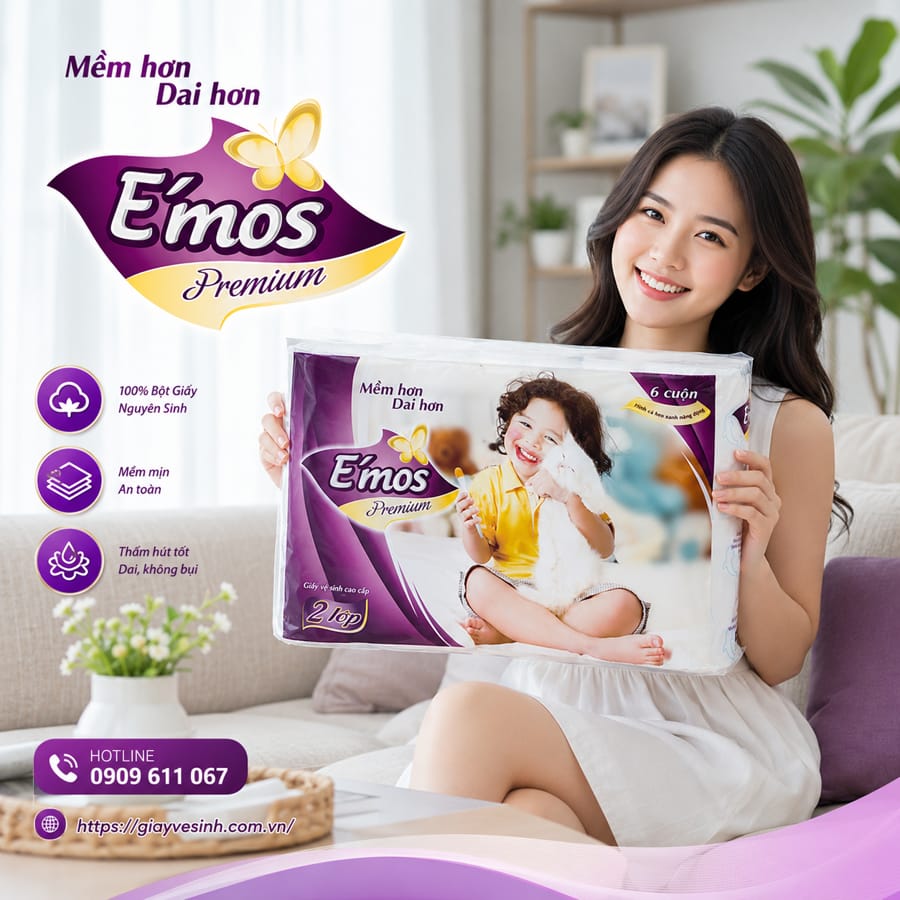 Mua giấy vệ sinh emos chính hãng cao cấp giá sỉ tốt nhất tại Horeca Việt Nam