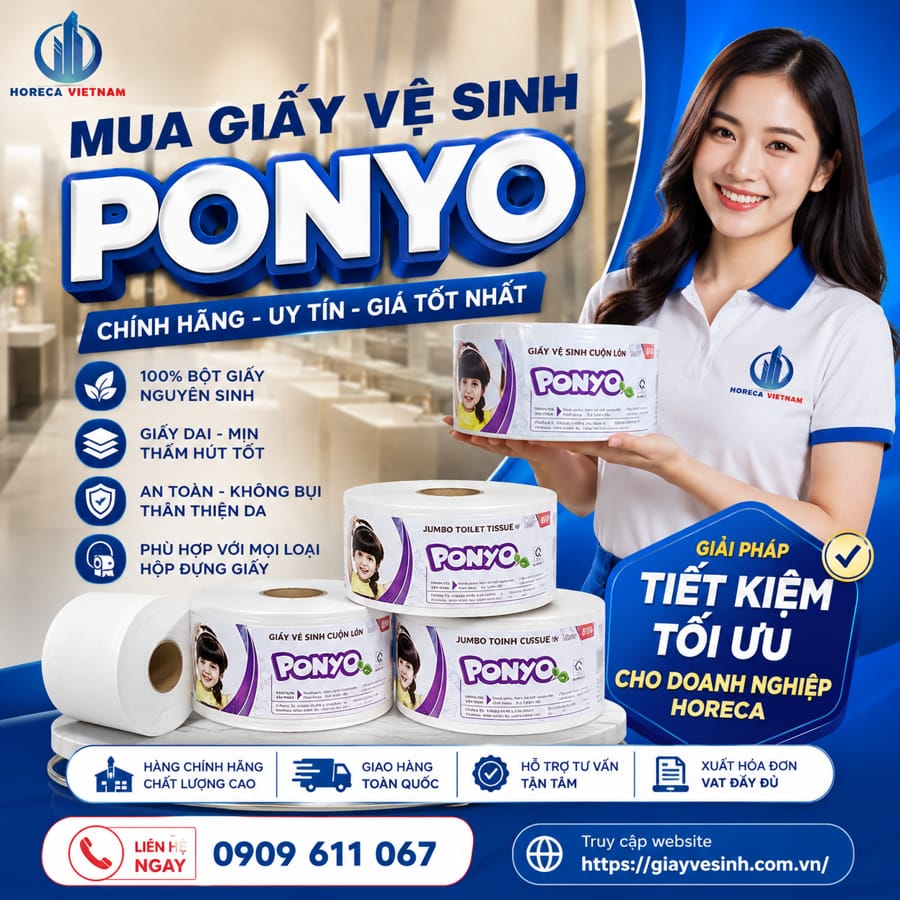 Mua giấy vệ sinh ponyo ở đâu uy tín giá tốt nhất thị trường?
