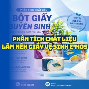 Phân tích chất liệu giấy vệ sinh e'mos tốt nhất tại Horeca Việt Nam