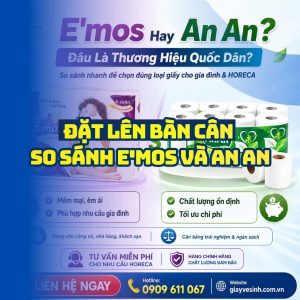 So sánh e'mos và an an tốt nhất tại Horeca Việt Nam