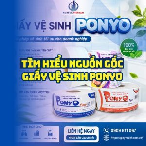 Tìm hiểu nguồn gốc giấy vệ sinh ponyo là gì tại Horeca Việt Nam?