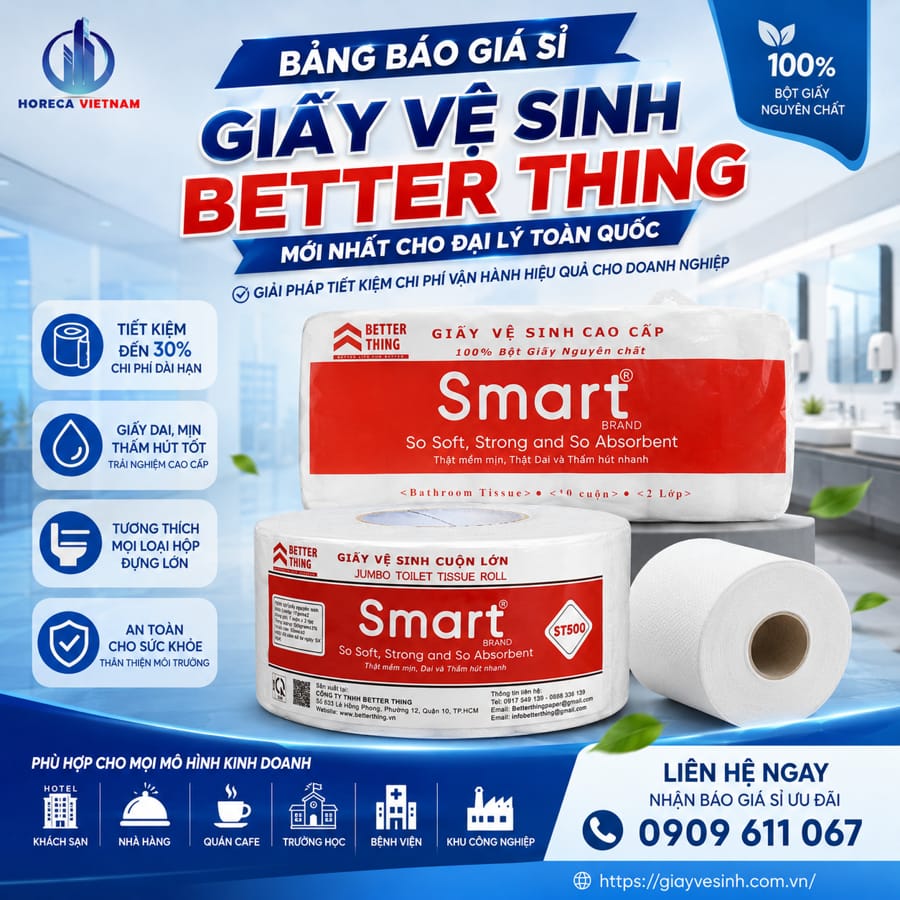 Báo giá sỉ giấy vệ sinh better thing mới nhất cho đại lý toàn quốc