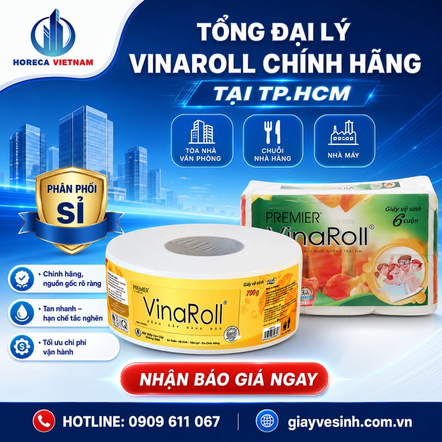 Tổng đại lý phân phối vinaroll TPHCM uy tín tại Horeca Việt Nam