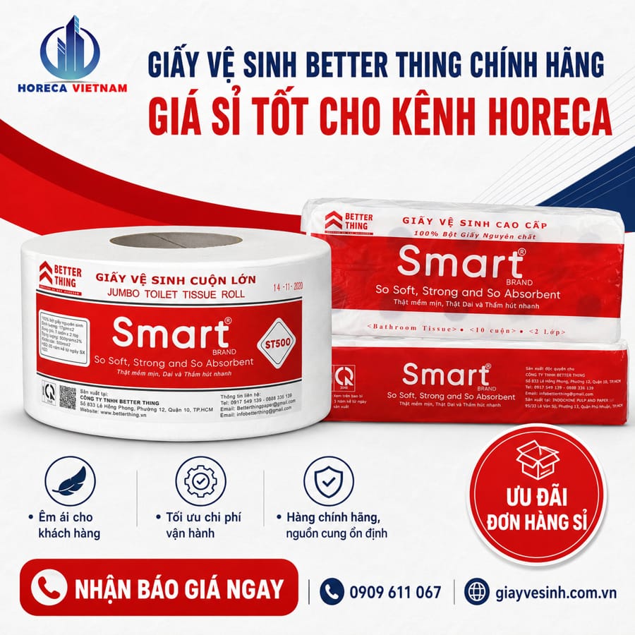 Cung cấp giấy vệ sinh better thing giá sỉ tốt nhất tại Horeca Việt Nam