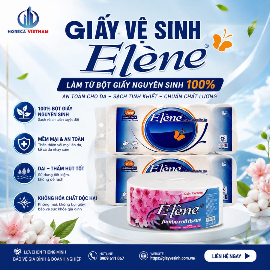 Tìm hiểu nguyên liệu giấy vệ sinh elena