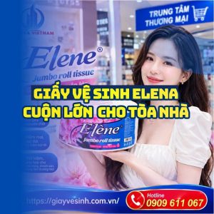 Horeca Việt Nam cung cấp giấy vệ sinh elena cuộn lớn giá sỉ tốt nhất giao hàng tận nơi
